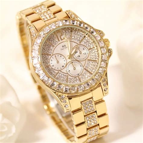 ladies rhinestone watches